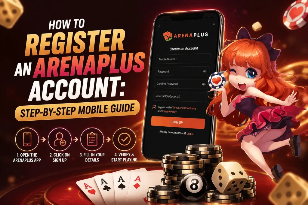 arena plus register