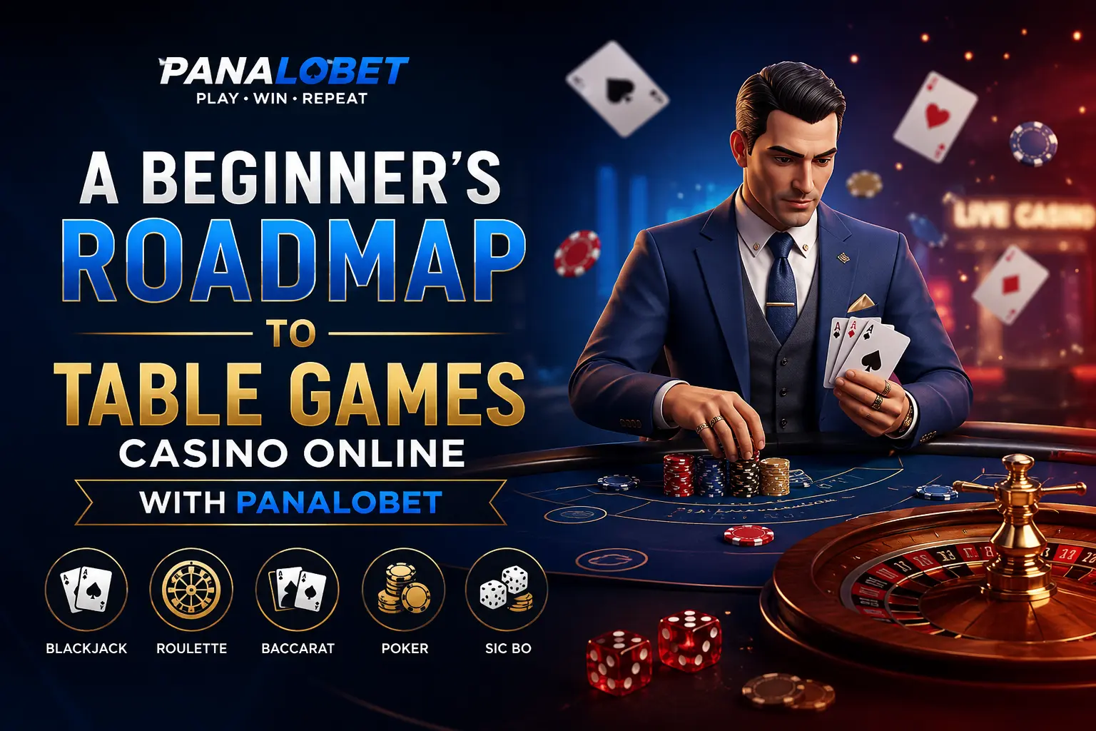 Table Games Casino Online : A Beginner’s Roadmap to with Panalobet